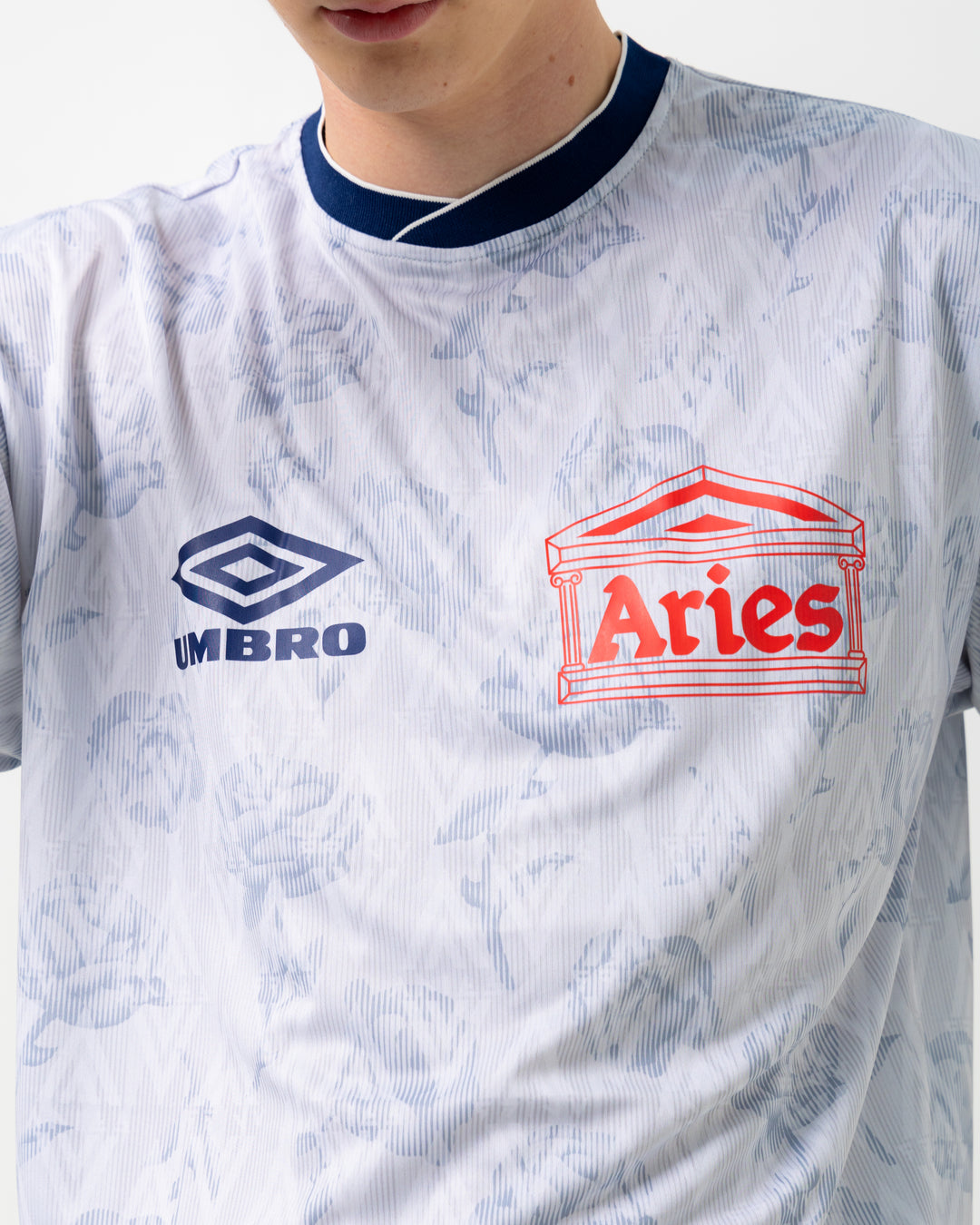 Aries x Umbro White Roses S/S Football Jersey | White