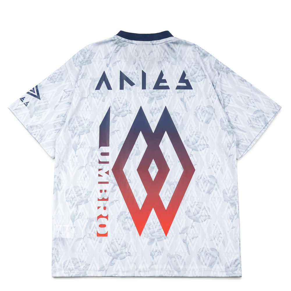 Aries x Umbro White Roses S/S Football Jersey | White