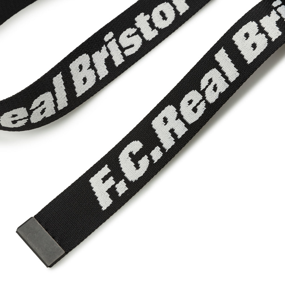 F.C.Real Bristol Authentic Logo Belt | Black – CROSSOVER