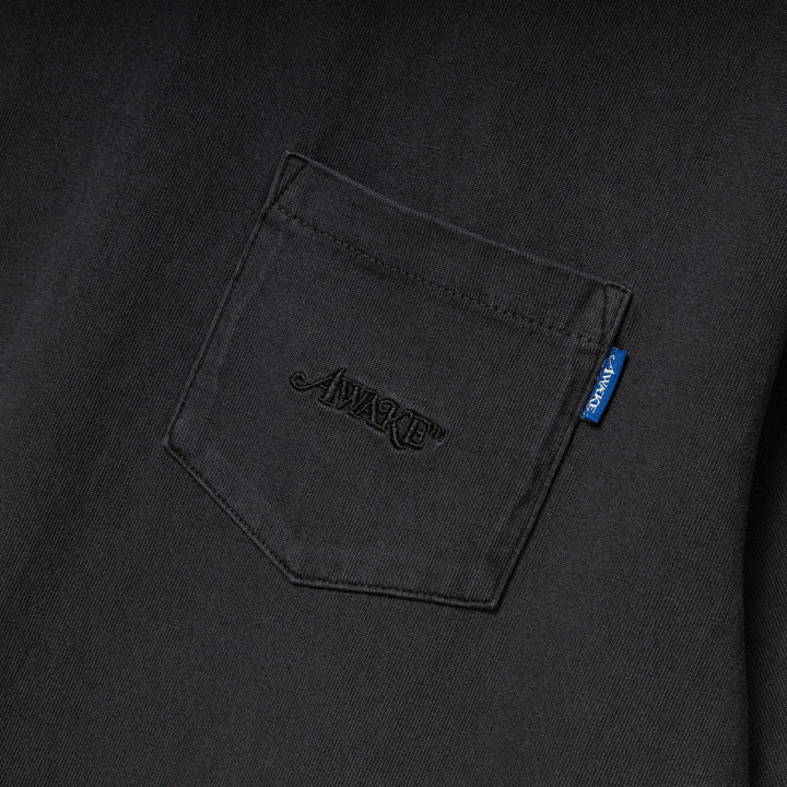 Classic Logo Pocket Tee | Black