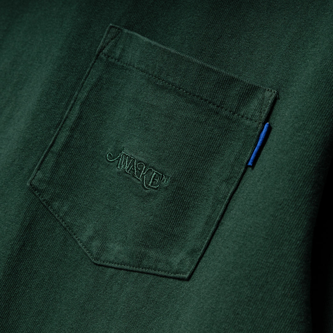 Classic Logo Pocket Tee | Green