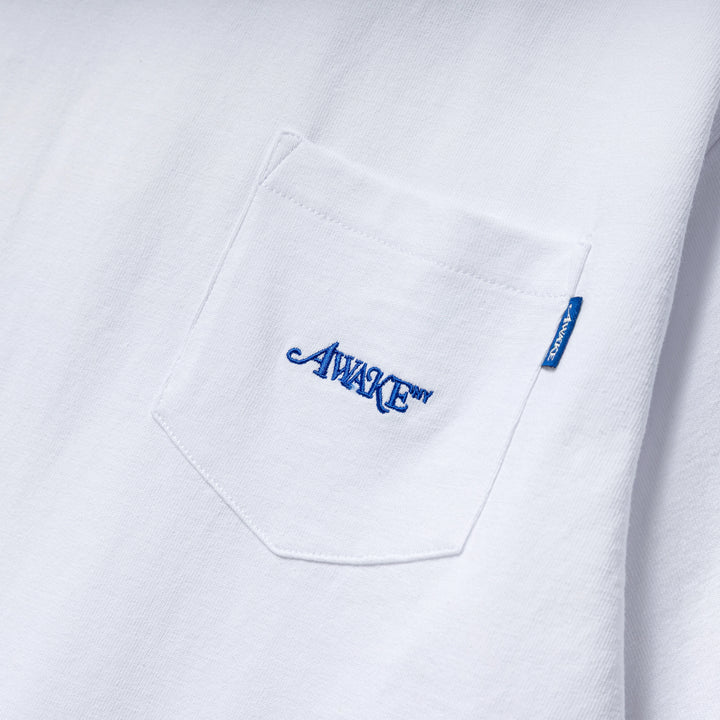 Classic Logo Pocket Tee | White