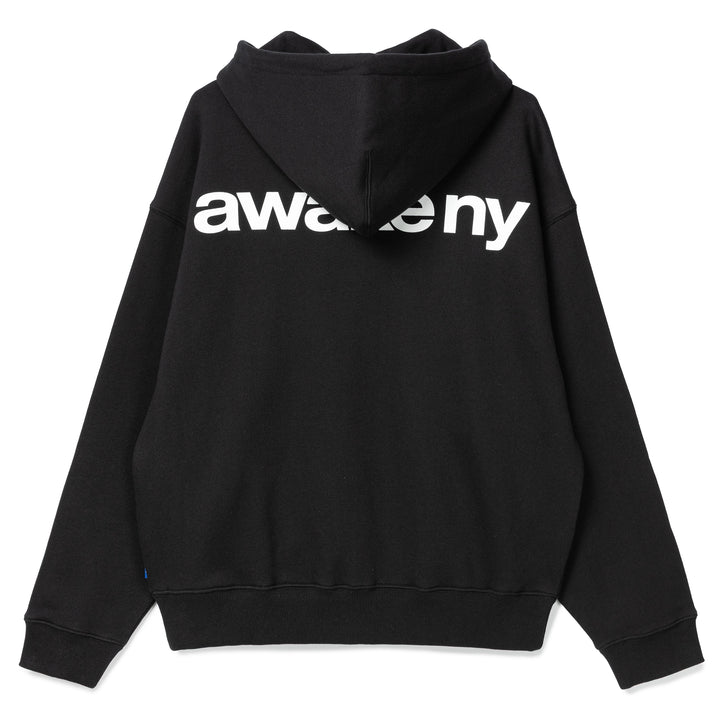 Crown Logo Full Zip Hoodie | Black