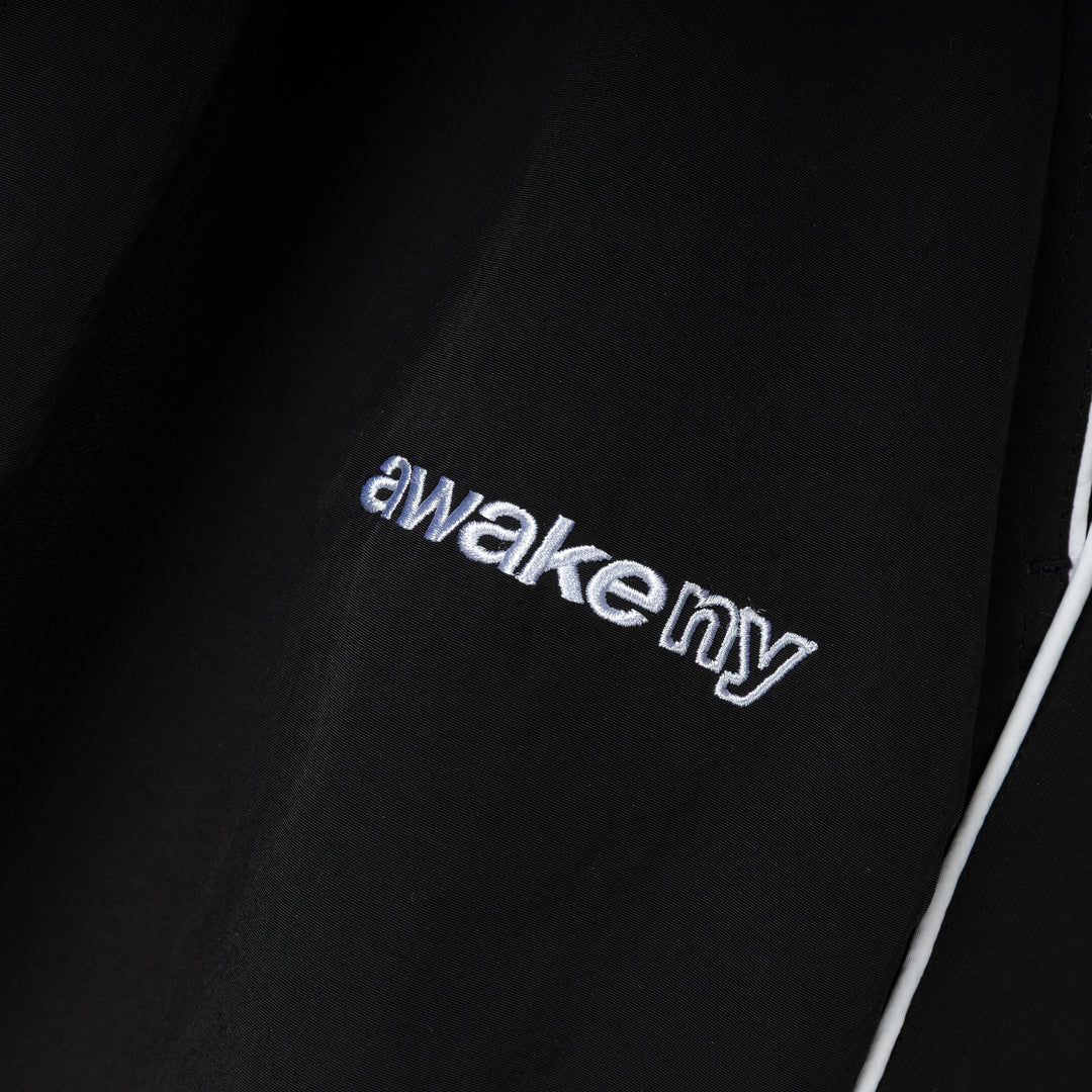 Double Panel Track Pants | Black