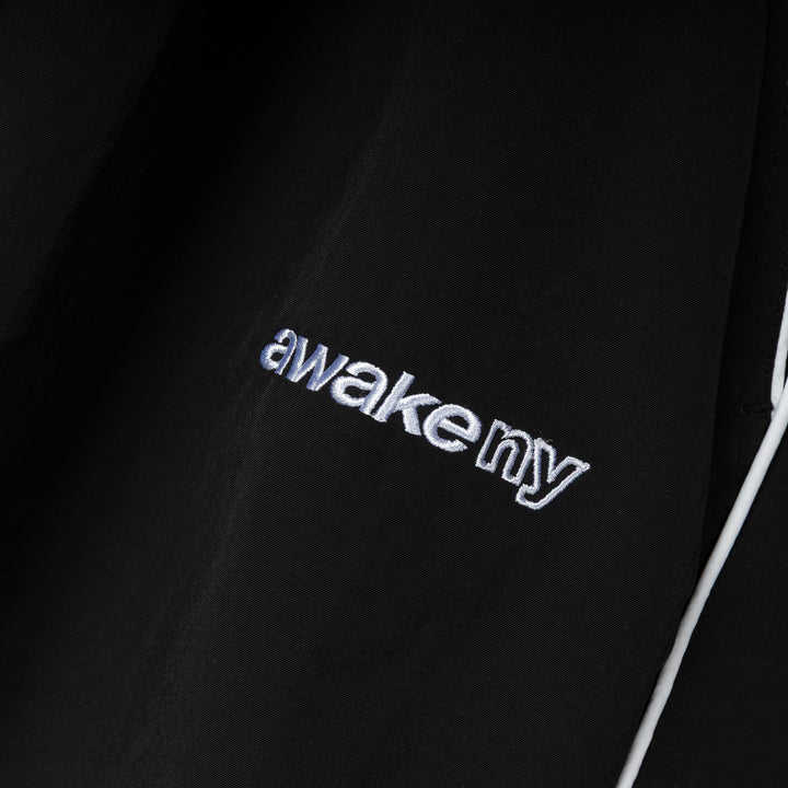 Double Panel Track Pants | Black