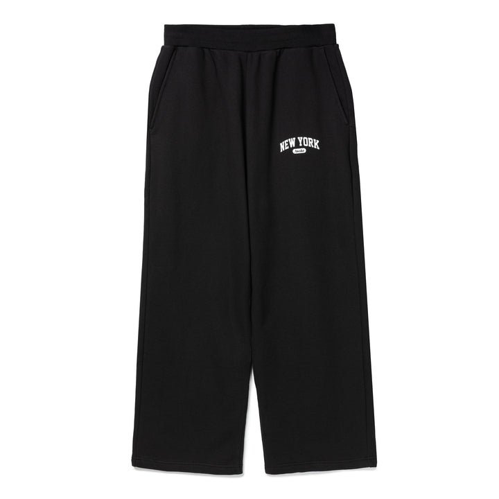 New York Arch Open Ended Sweatpant | Black