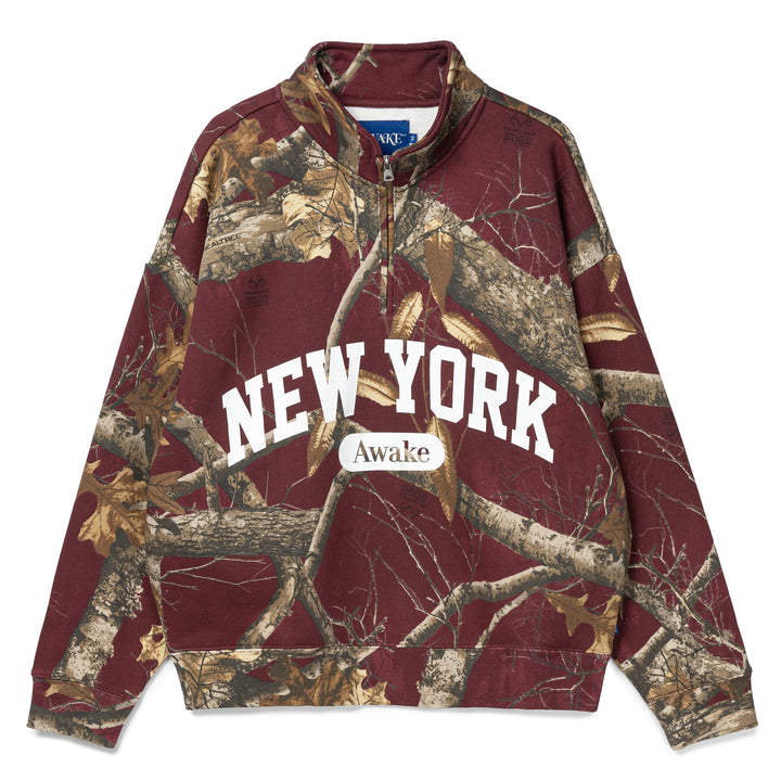 New York Arch Quarter Zip | Red