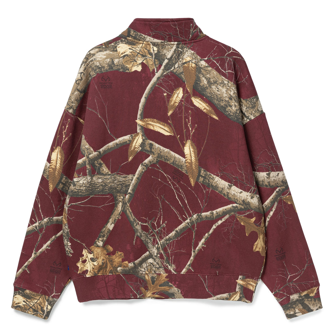 New York Arch Quarter Zip | Red