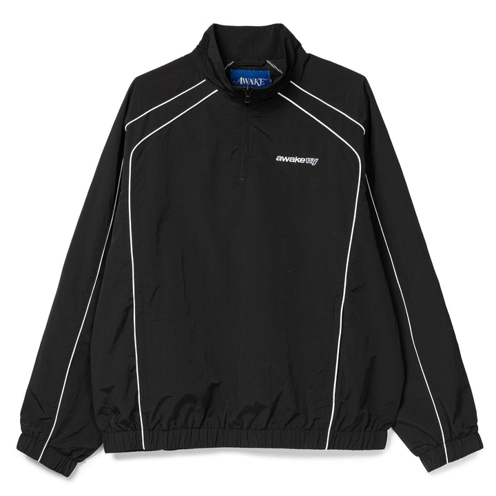 Quarter Zip Track Jacket | Black