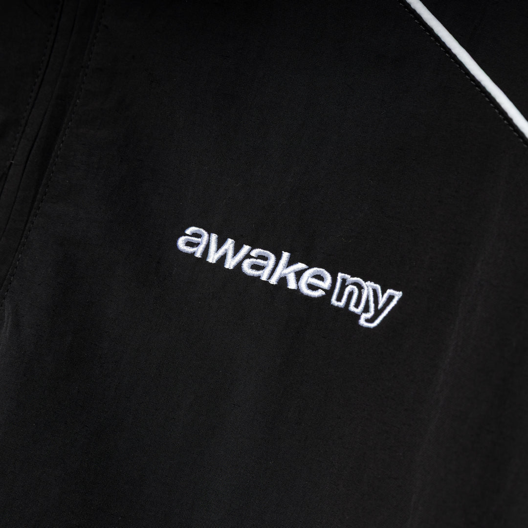 Quarter Zip Track Jacket | Black