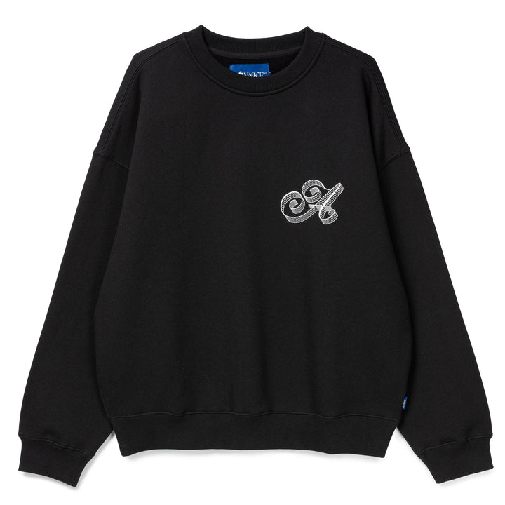 Script Crew Neck | Black