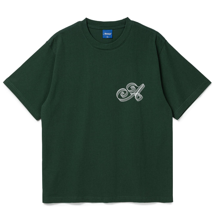 Script Tee | Green