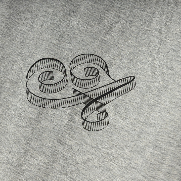Script Tee | Grey