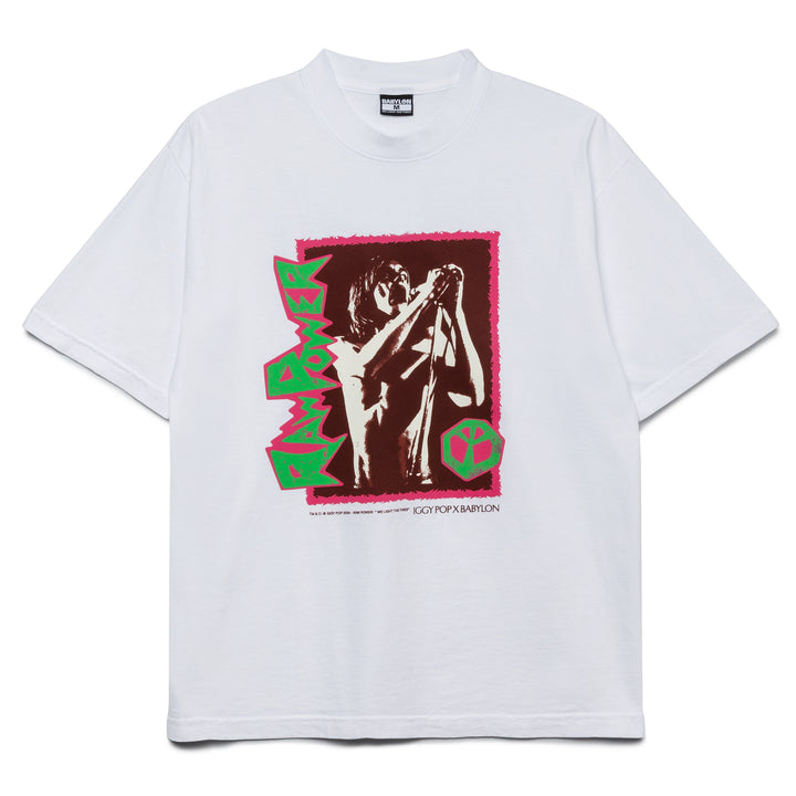 Babylon x Iggy Pop Raw Power Tee | White