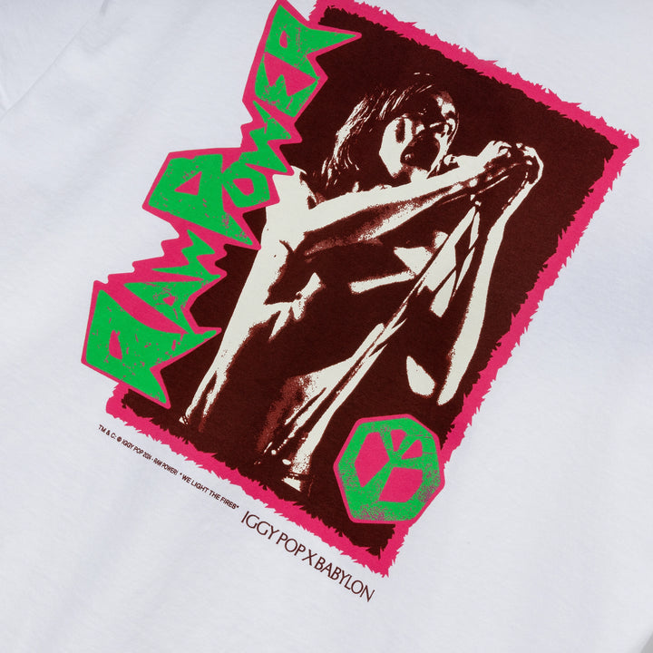 Babylon x Iggy Pop Raw Power Tee | White
