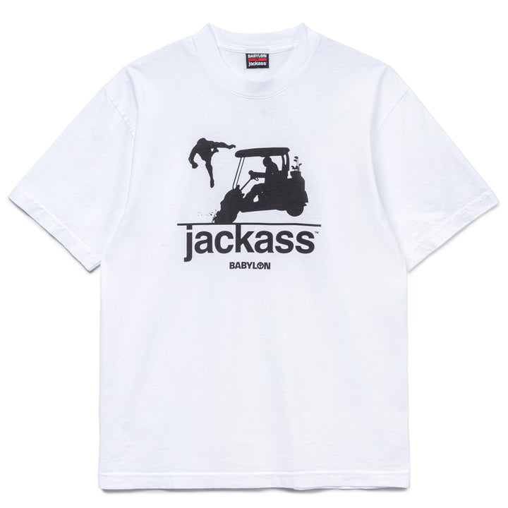 Babylon x Jackass Golf Cart Tee | White