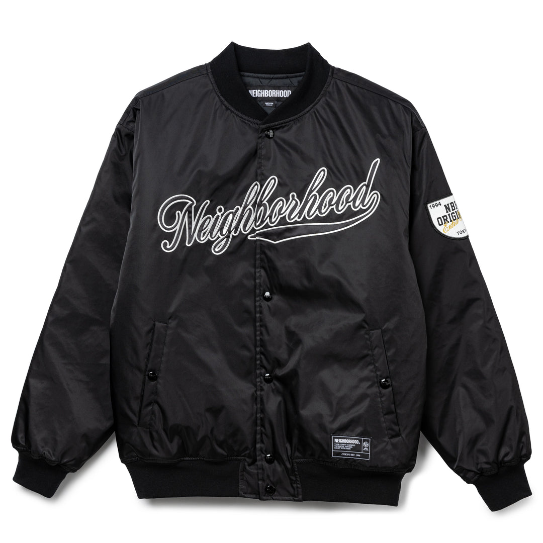 Neighborhood Baseball Jacket | Black Neighborhood Baseball Jacket | Black