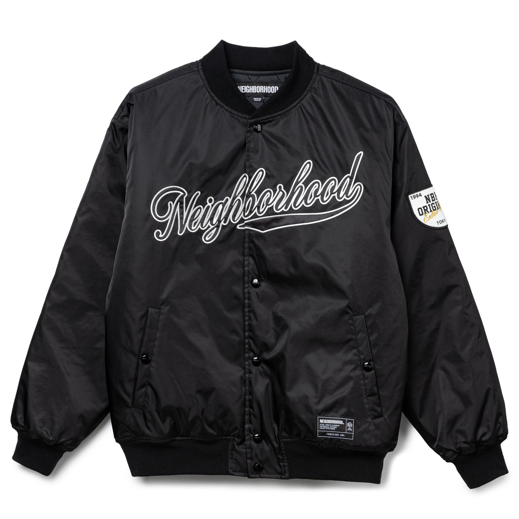 ウェア NEIGHBORHOOD BASEBALL JACKET BLACK Neighborhood Baseball Jacket | Black