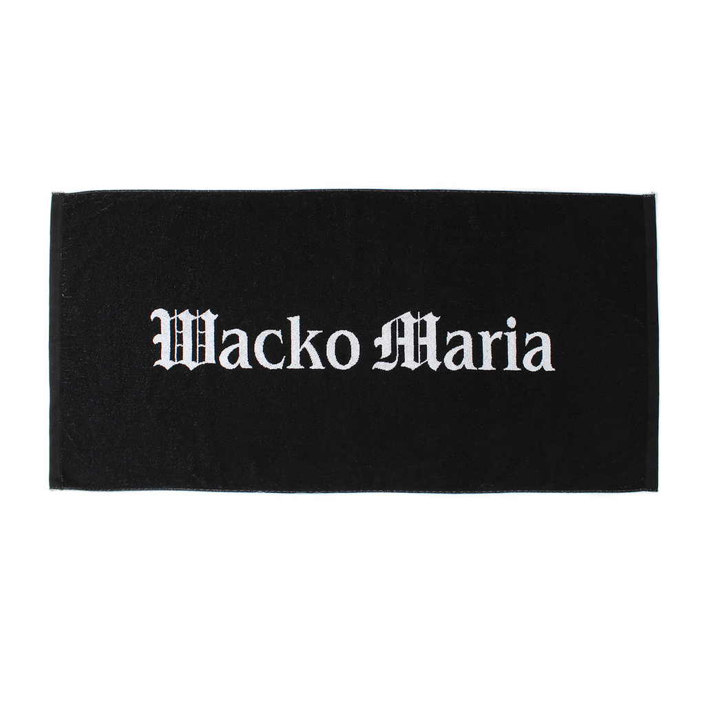 小物 WACKO MARIA/BEACH TOWEL Wacko Maria Beach Towel | Black