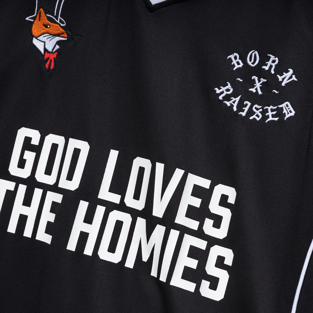 God Loves The Homies Jersey | Black