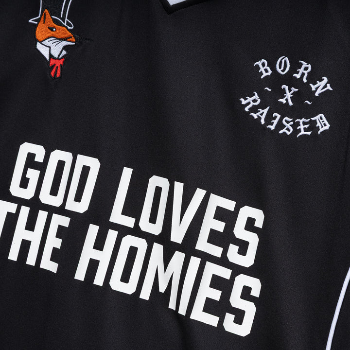 God Loves The Homies Jersey | Black