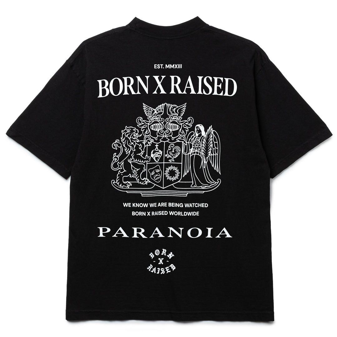 Paranoia Crest Tee | Black