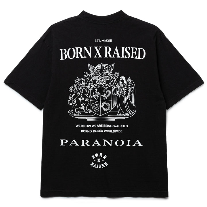 Paranoia Crest Tee | Black