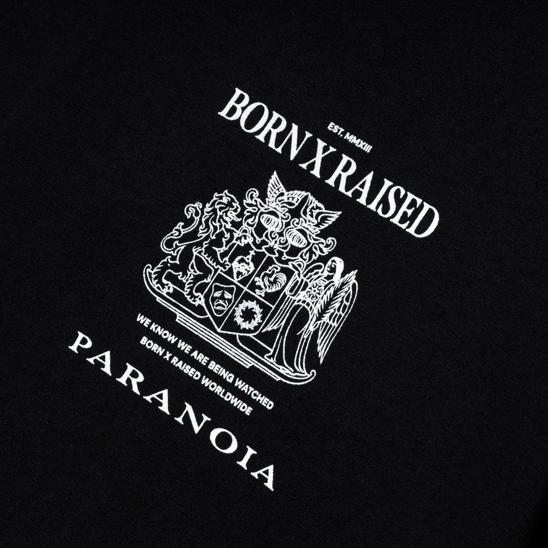 Paranoia Crest Tee | Black