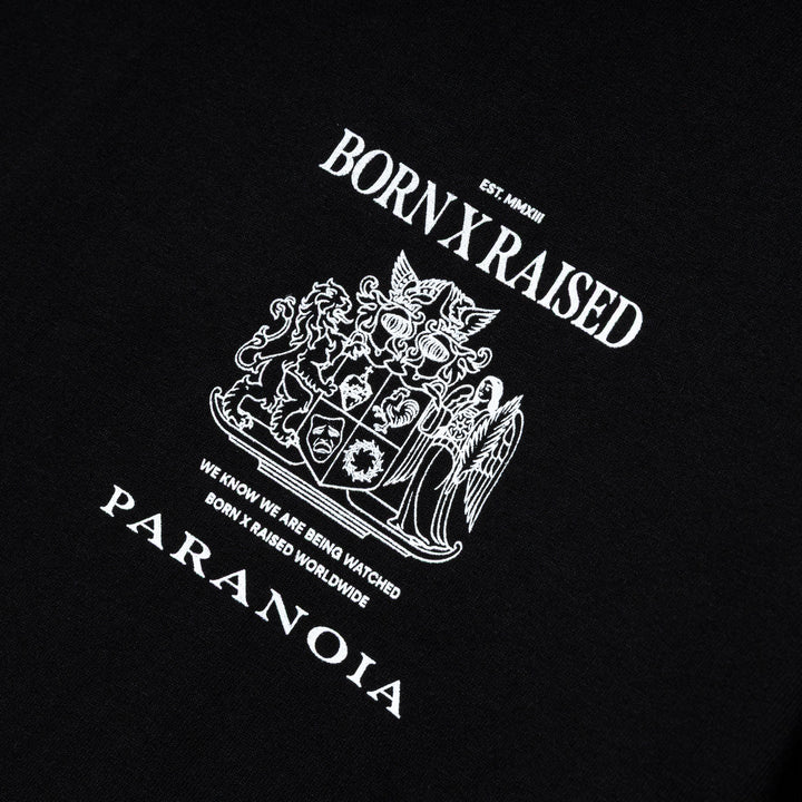 Paranoia Crest Tee | Black