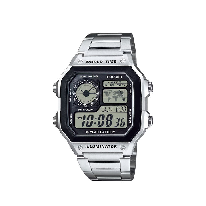 CASIO Digital AE-1200WHD-1AV | Silver