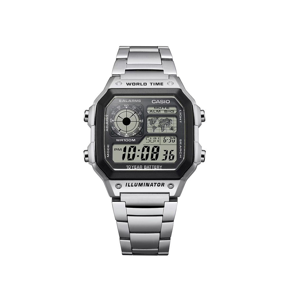 CASIO Digital AE-1200WHD-1AV | Silver