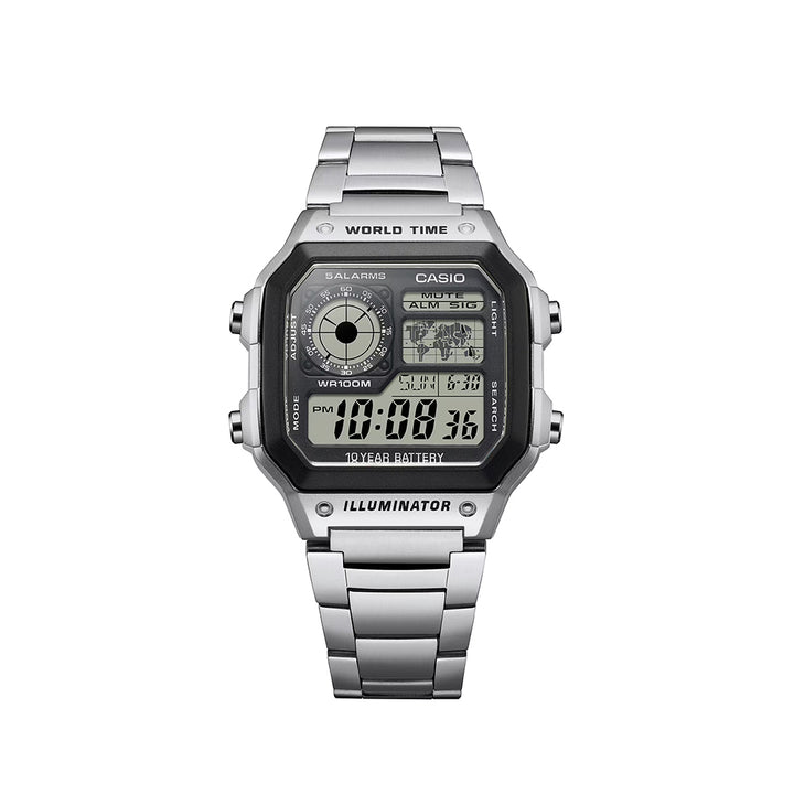 CASIO Digital AE-1200WHD-1AV | Silver