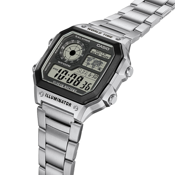 CASIO Digital AE-1200WHD-1AV | Silver