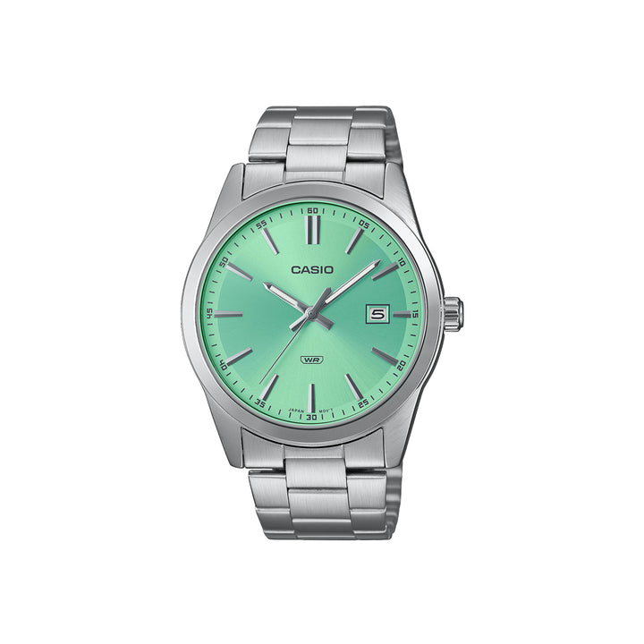 CASIO Standard MTP-VD03D-3A2 | Silver Green