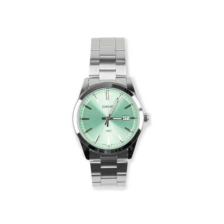 CASIO Standard MTP-VD03D-3A2 | Silver Green