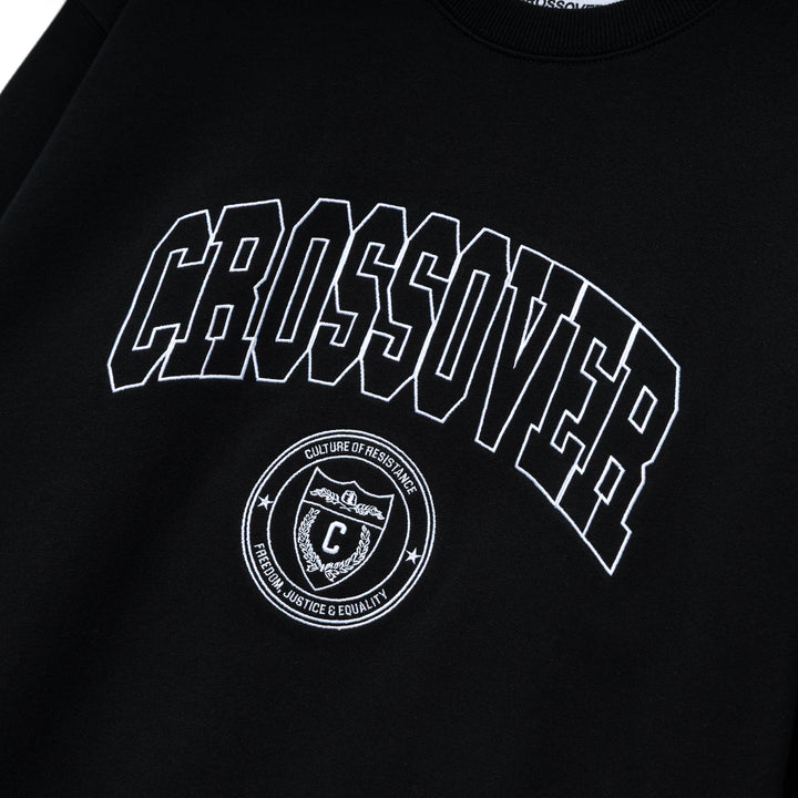 CROSSOVER "Culture of Resistance" Crewneck Sweatshirt | Black