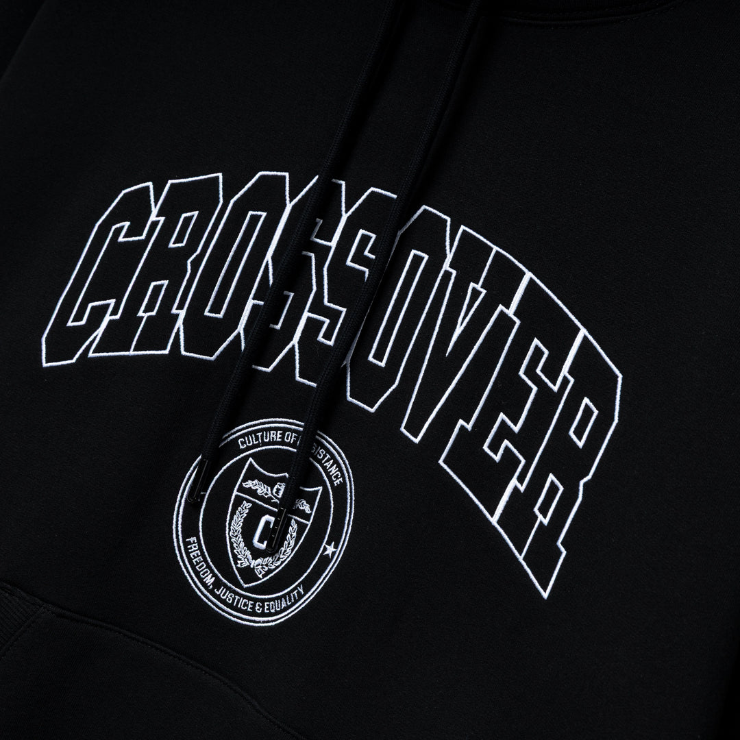 CROSSOVER "Culture of Resistance" Pullover Hoodie | Black