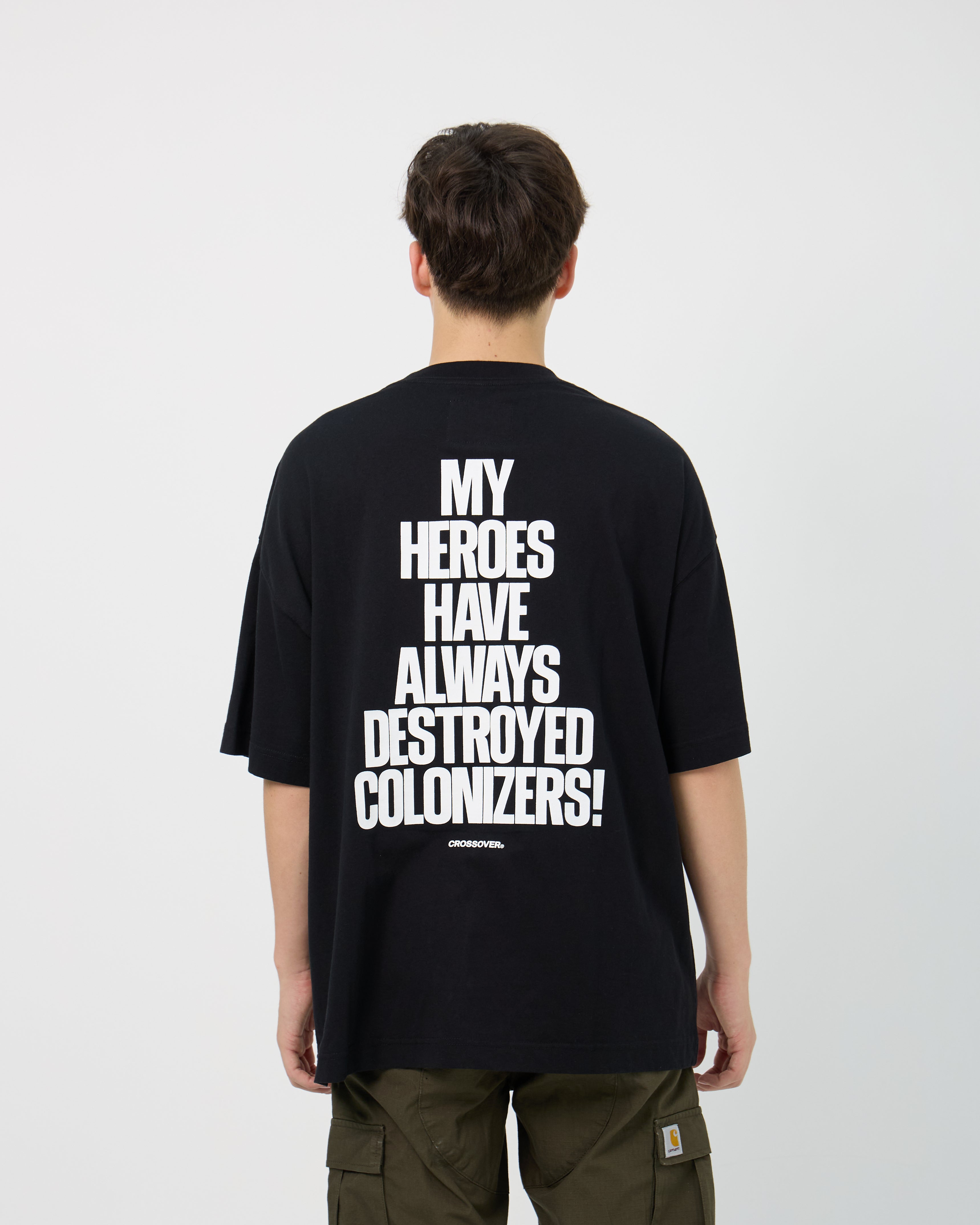 CROSSOVER My Heroes Tee | Black