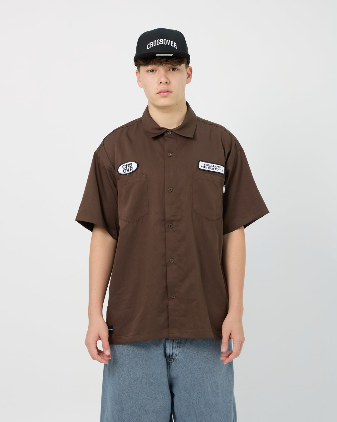 Patches Shirt | Brown