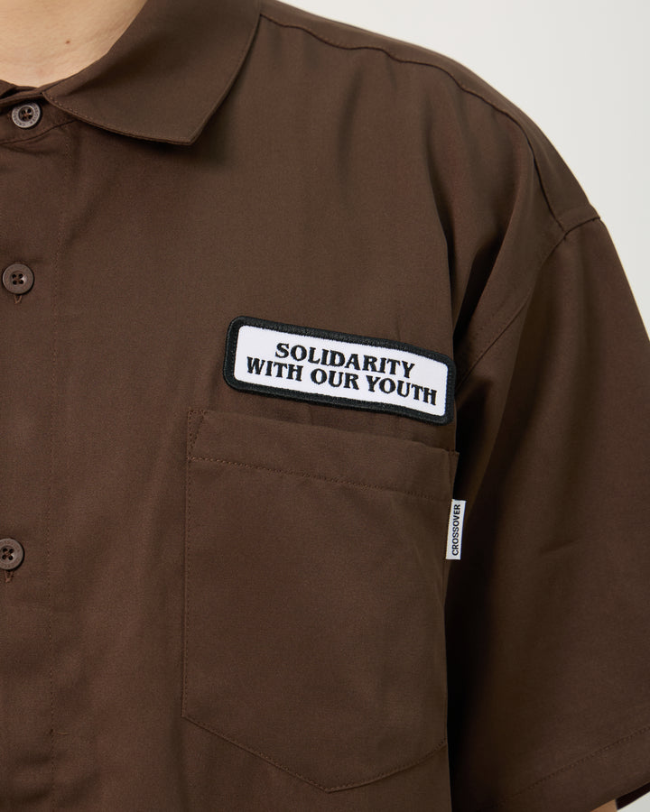 Patches Shirt | Brown