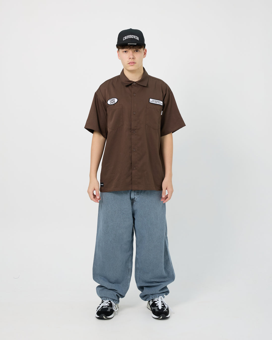 Patches Shirt | Brown