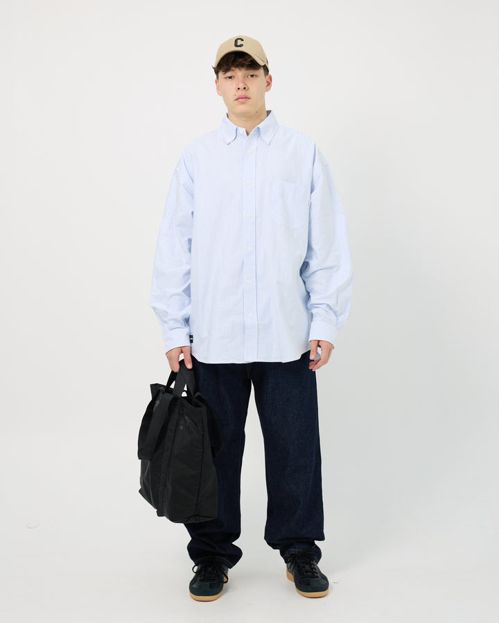 Spec 01 L/S Shirt | White Blue