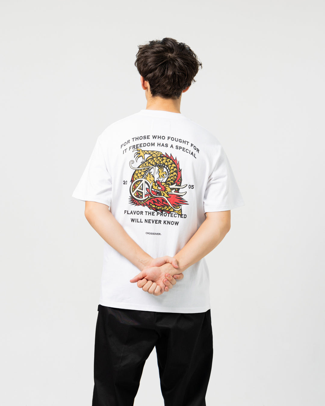 CROSSOVER "Year Of The Dragon" Pocket Tee | Pink