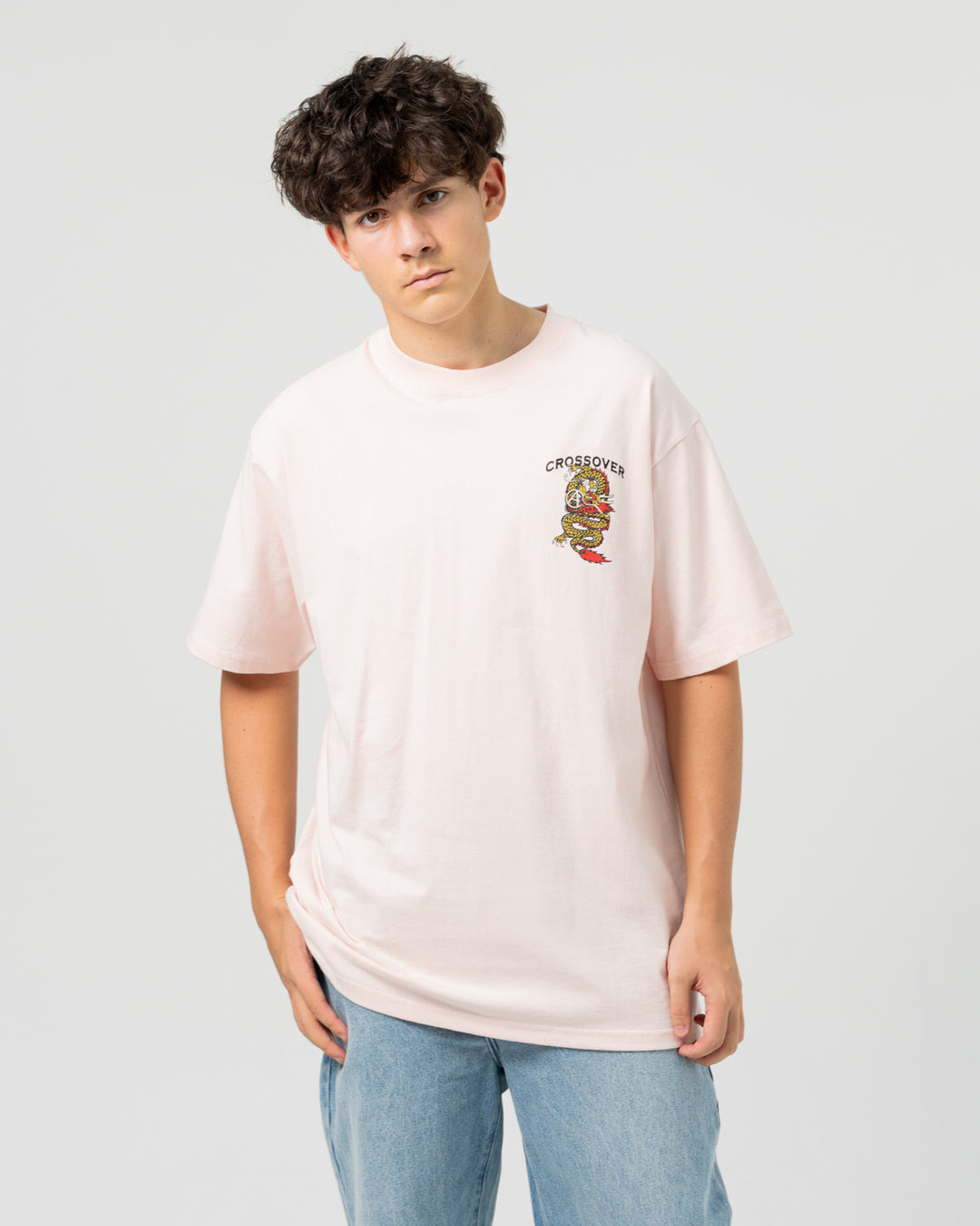 CROSSOVER "Year Of The Dragon" Tee | Pink