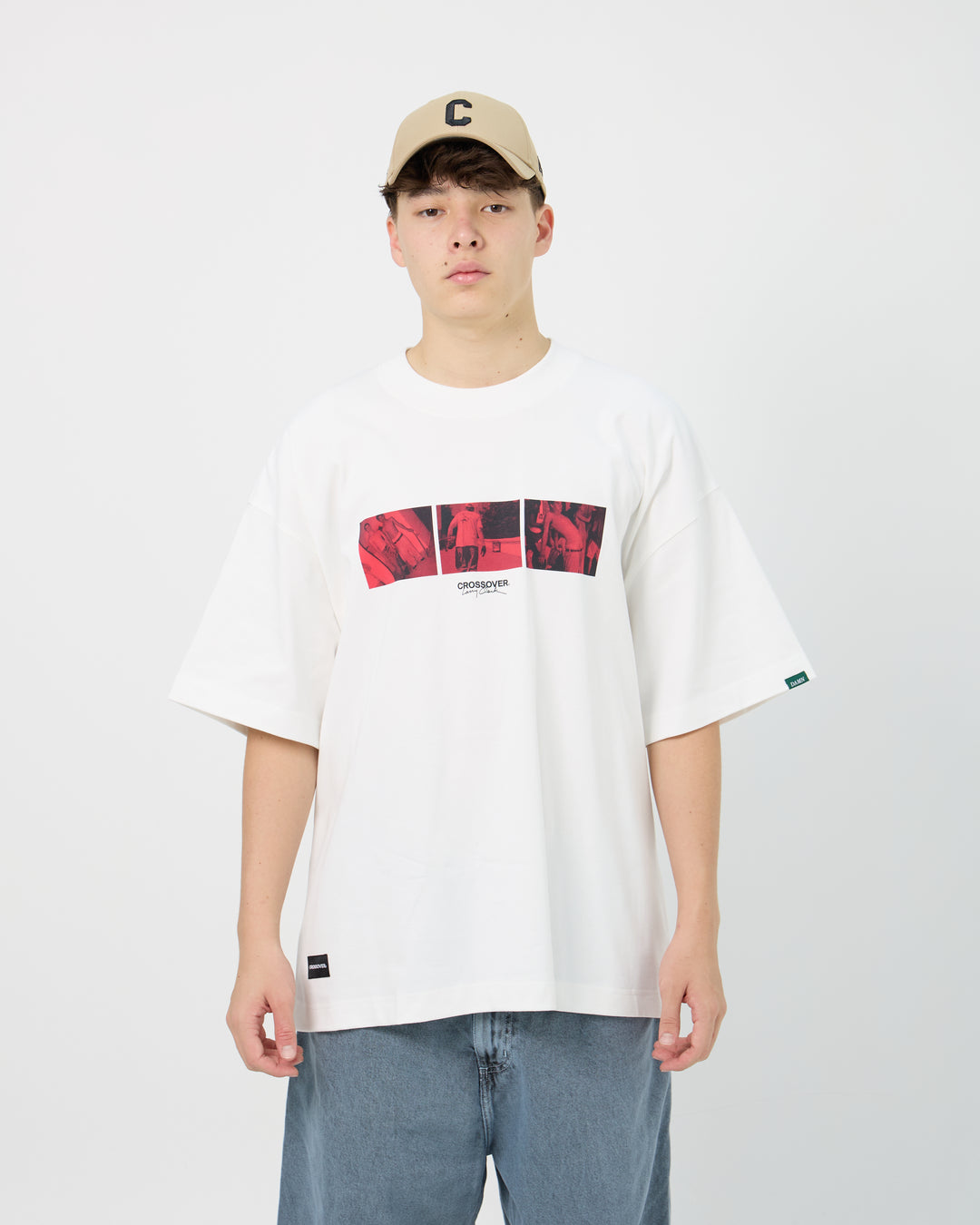 CROSSOVER® × KIDS by Larry Clark 30th Anniversary '06' Tee | White