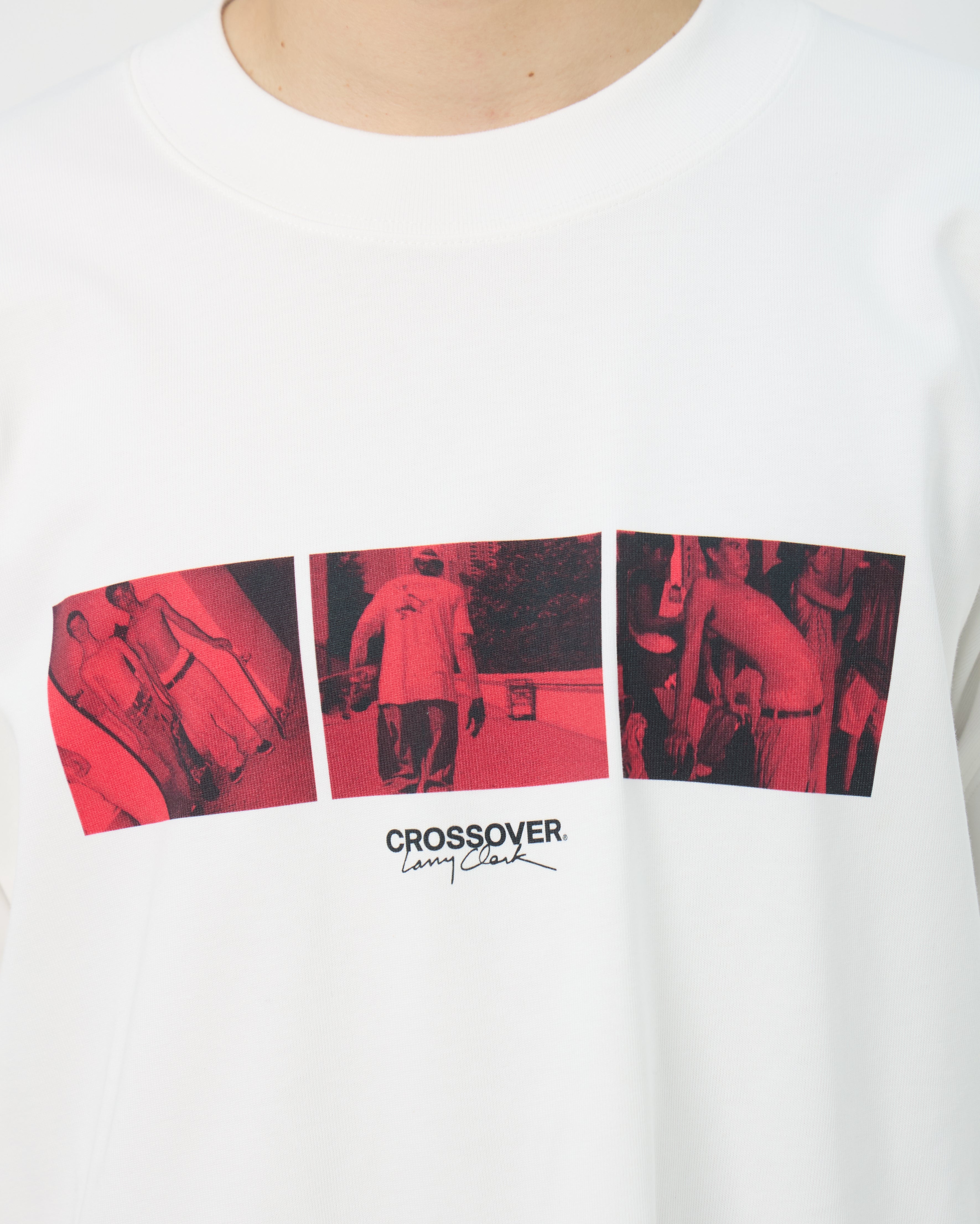 CROSSOVER® × KIDS by Larry Clark 30th Anniversary '06' Tee | White