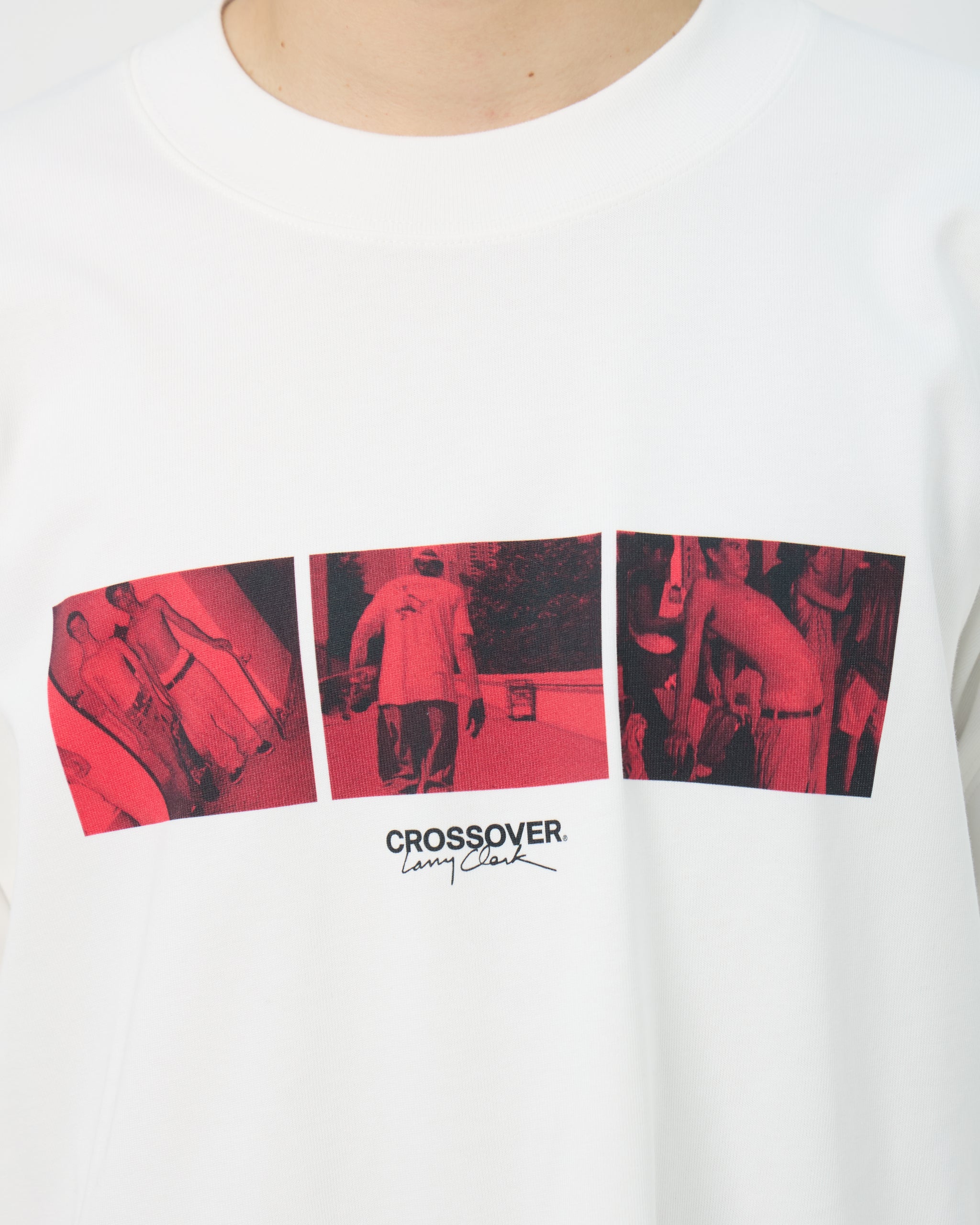 CROSSOVER® × KIDS by Larry Clark 30th Anniversary '06' Tee | White