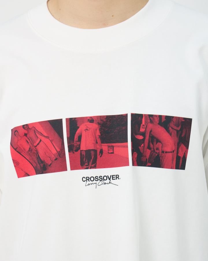 CROSSOVER® × KIDS by Larry Clark 30th Anniversary '06' Tee | White