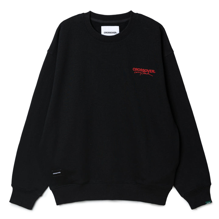 CROSSOVER® × KIDS by Larry Clark 30th Anniversary Crewneck Sweater | Black