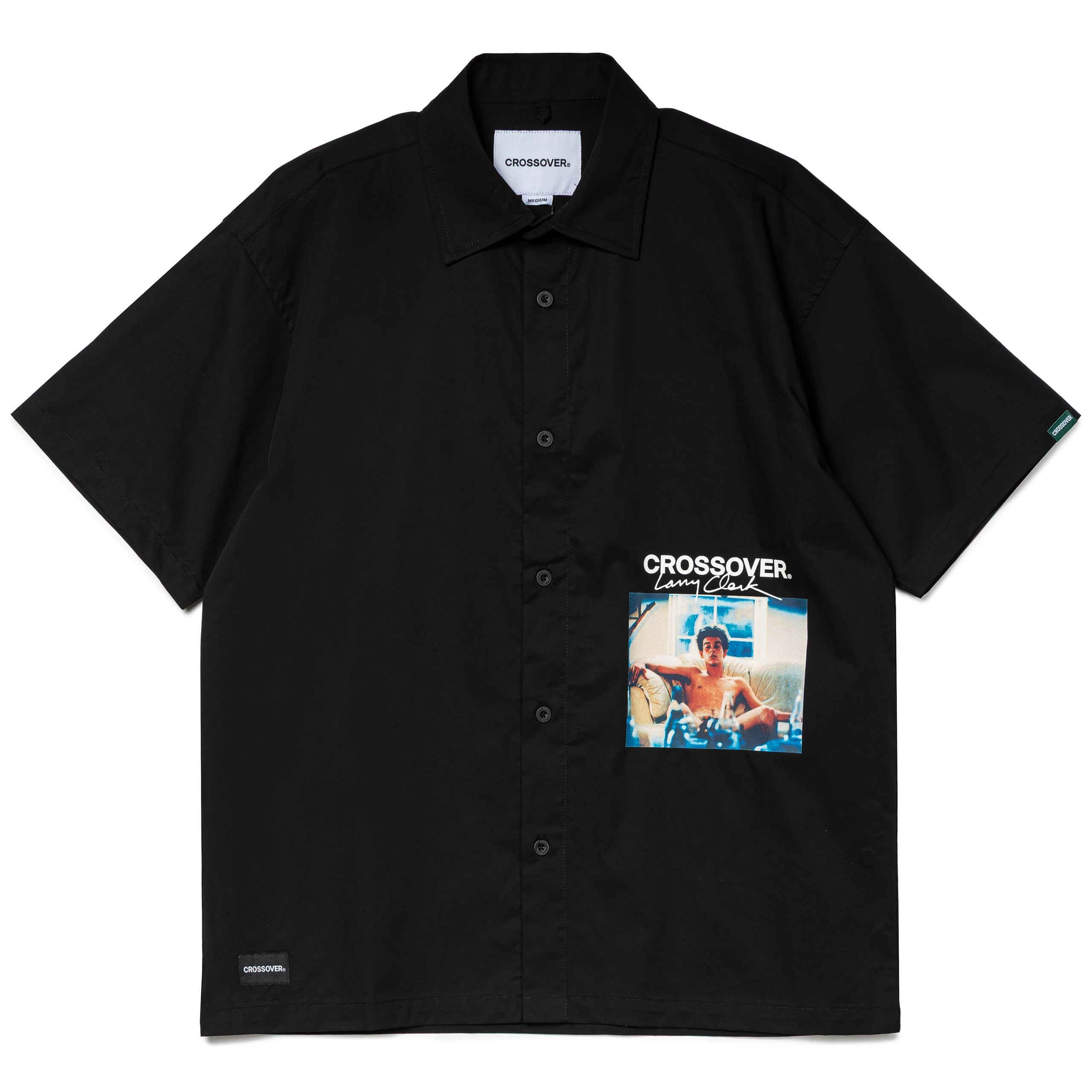 CROSSOVER® × KIDS by Larry Clark 30th Anniversary '01' Shirt | Black